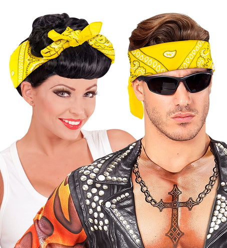 e-carnavalskleding-SYK Bandana geel