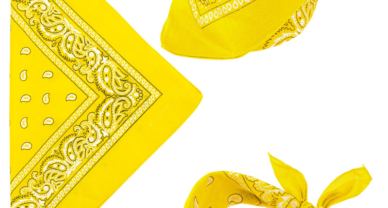 e-carnavalskleding-SYK Bandana geel