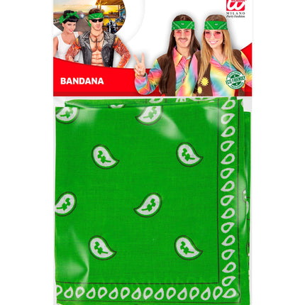 e-carnavalskleding-SYK Bandana groen