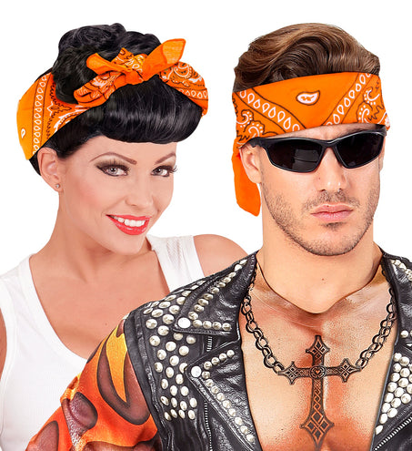 e-carnavalskleding-SYK Bandana oranje