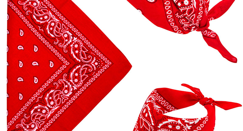 e-carnavalskleding-SYK Bandana rood zakdoek