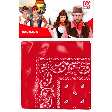 e-carnavalskleding-SYK Bandana rood zakdoek