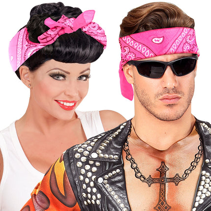 e-carnavalskleding-SYK Bandana roze