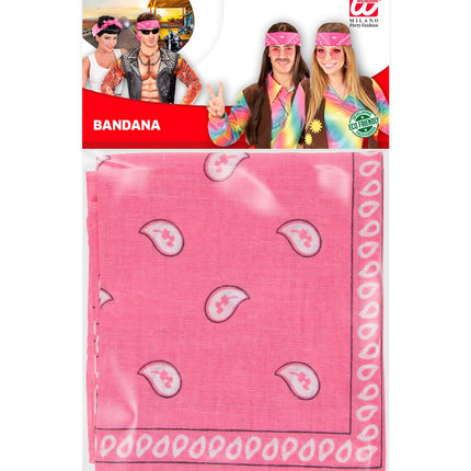 e-carnavalskleding-SYK Bandana roze