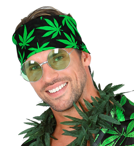 e-carnavalskleding-SYK Bandana wiet blad