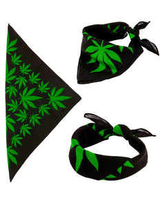 e-carnavalskleding-SYK Bandana wiet blad