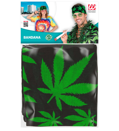 e-carnavalskleding-SYK Bandana wiet blad