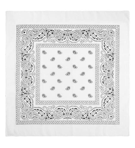 e-carnavalskleding-SYK Bandana wit 55X55