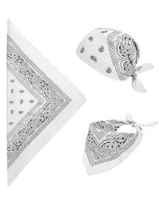 e-carnavalskleding-SYK Bandana wit 55X55