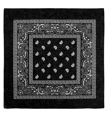 e-carnavalskleding-SYK Bandana zwart 55X55