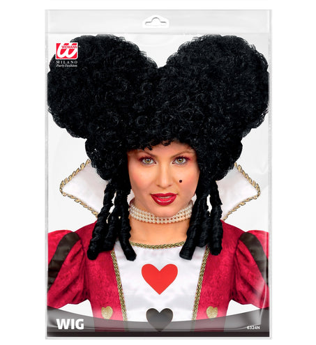 e-carnavalskleding-SYK Barok pruik zwart