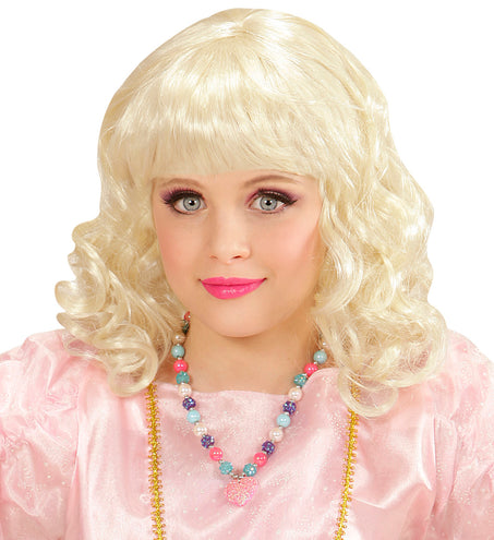 e-carnavalskleding-SYK Bedelketting met roze hartje
