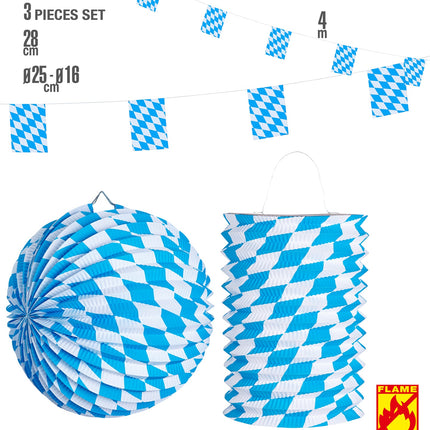 e-carnavalskleding-SYK Beierse Decoratie Set Bv