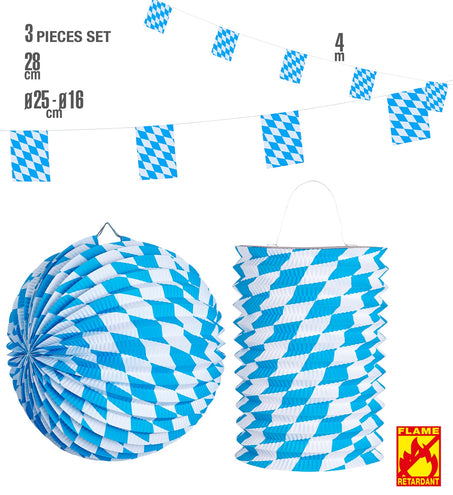 e-carnavalskleding-SYK Beierse Decoratie Set Bv