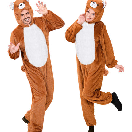 e-carnavalskleding-SYK Berenpak pluche unisex