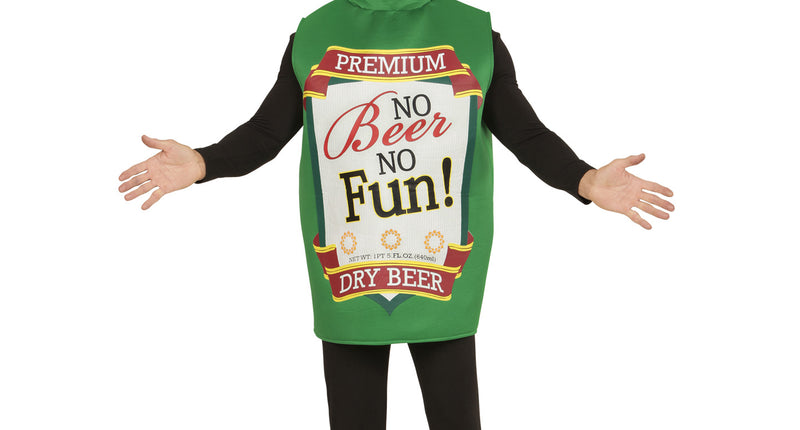 e-carnavalskleding-SYK Bierfles kostuum unisex