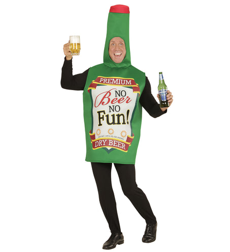 e-carnavalskleding-SYK Bierfles kostuum unisex