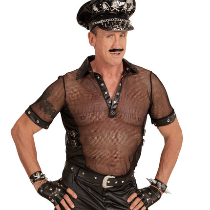 e-carnavalskleding-SYK Biker handschoenen / Rocker handschoenen punk
