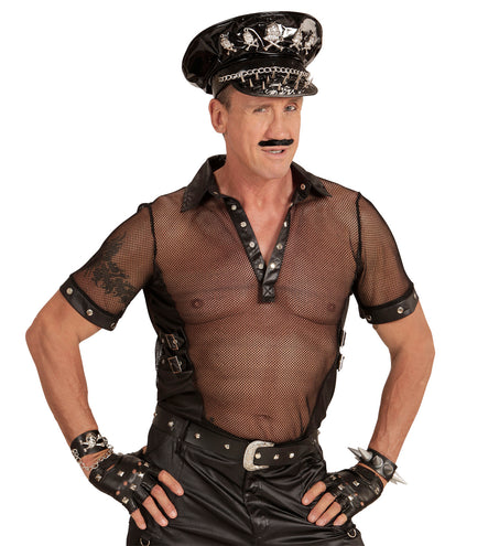 e-carnavalskleding-SYK Biker handschoenen / Rocker handschoenen punk