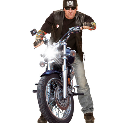 e-carnavalskleding-SYK Biker handschoenen / Rocker handschoenen punk