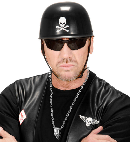 e-carnavalskleding-SYK Biker ketting / Rocker ketting schedel