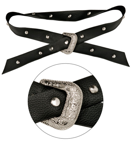 e-carnavalskleding-SYK Biker riem / rocker punker riem