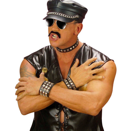 e-carnavalskleding-SYK Biker / rocker Armband punk