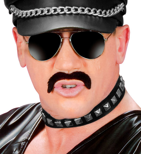 e-carnavalskleding-SYK Biker / rocker punk choker met spijkers
