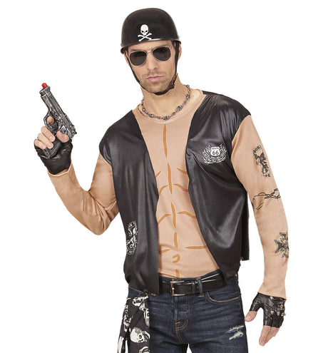 e-carnavalskleding-SYK Biker vesten voor party's