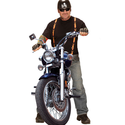 e-carnavalskleding-SYK Bikerhelm volwassenen