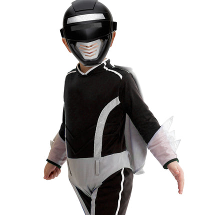 e-carnavalskleding-SYK Black power robot masker