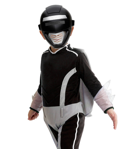 e-carnavalskleding-SYK Black power robot masker