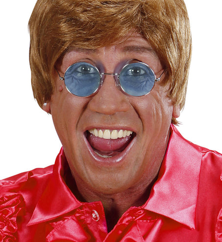 e-carnavalskleding-SYK Blauwe bril 70-er jaren Flower Power