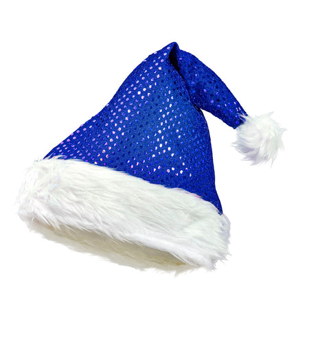 e-carnavalskleding-SYK Blauwe kerstmutsen