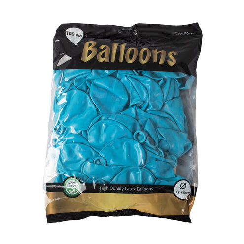 e-carnavalskleding-SYK Blauwe latex ballonnen 100st.
