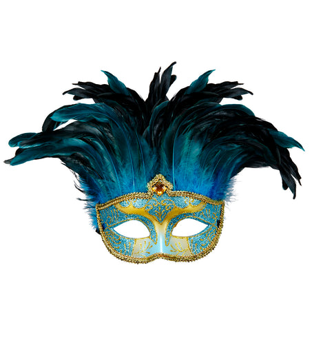 e-carnavalskleding-SYK Blauwe oogmaskers