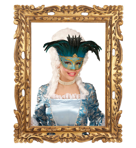 e-carnavalskleding-SYK Blauwe oogmaskers