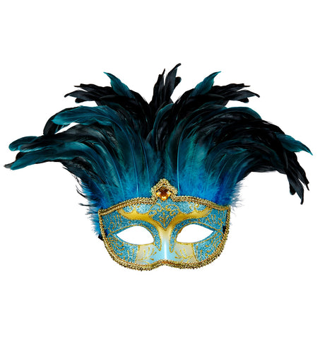 e-carnavalskleding-SYK Blauwe oogmaskers
