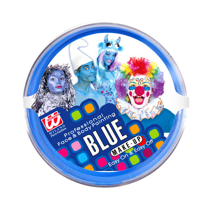 e-carnavalskleding-SYK Blauwe schmink voor carnaval