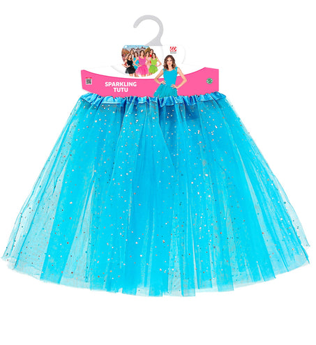 e-carnavalskleding-SYK Blauwe tutu 40cm