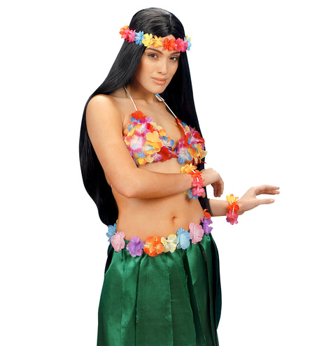 e-carnavalskleding-SYK Bloemen bh hawaii