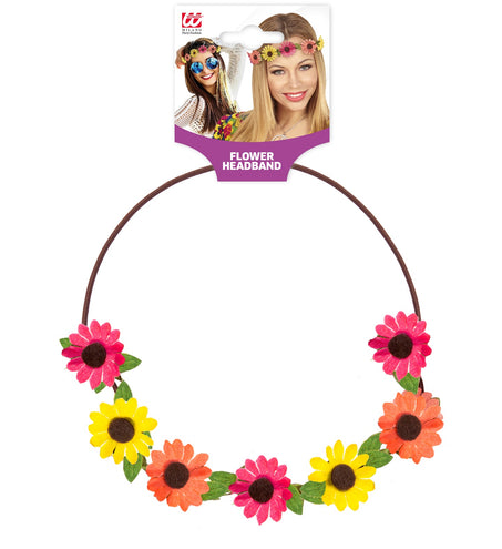 e-carnavalskleding-SYK Bloemen hoofdband met veel kleur