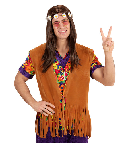 e-carnavalskleding-SYK Bloemen hoofdband voor hippies