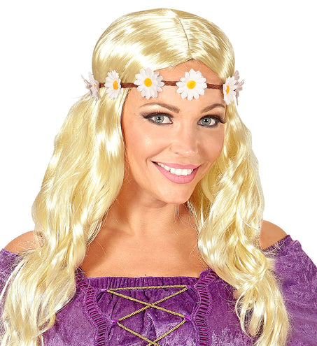 e-carnavalskleding-SYK Bloemen hoofdband voor hippies