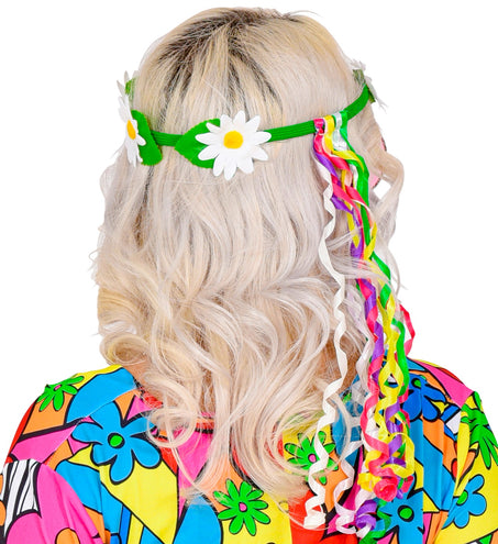 e-carnavalskleding-SYK Bloemen tiara hippie