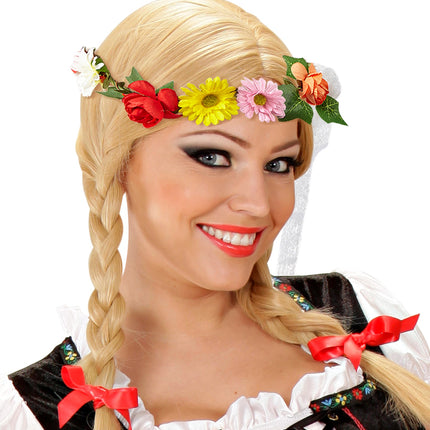 e-carnavalskleding-SYK Bloemenkroon Tess