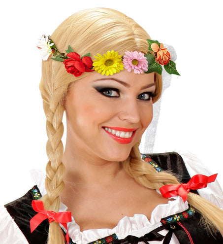 e-carnavalskleding-SYK Bloemenkroon Tess