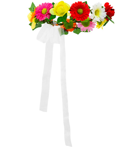 e-carnavalskleding-SYK Bloemenkroon Tess