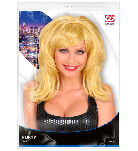 e-carnavalskleding-SYK Blond pruik Flirty