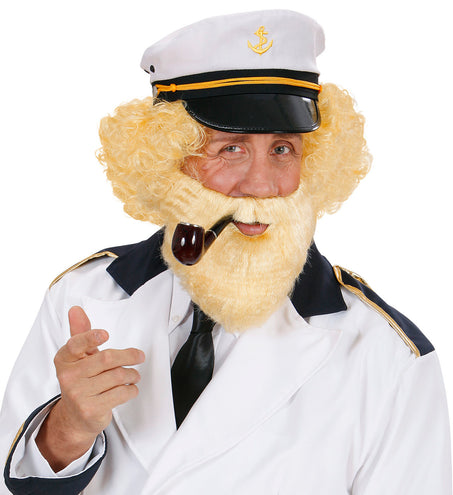 e-carnavalskleding-SYK Blonde baard Kapitein iglo